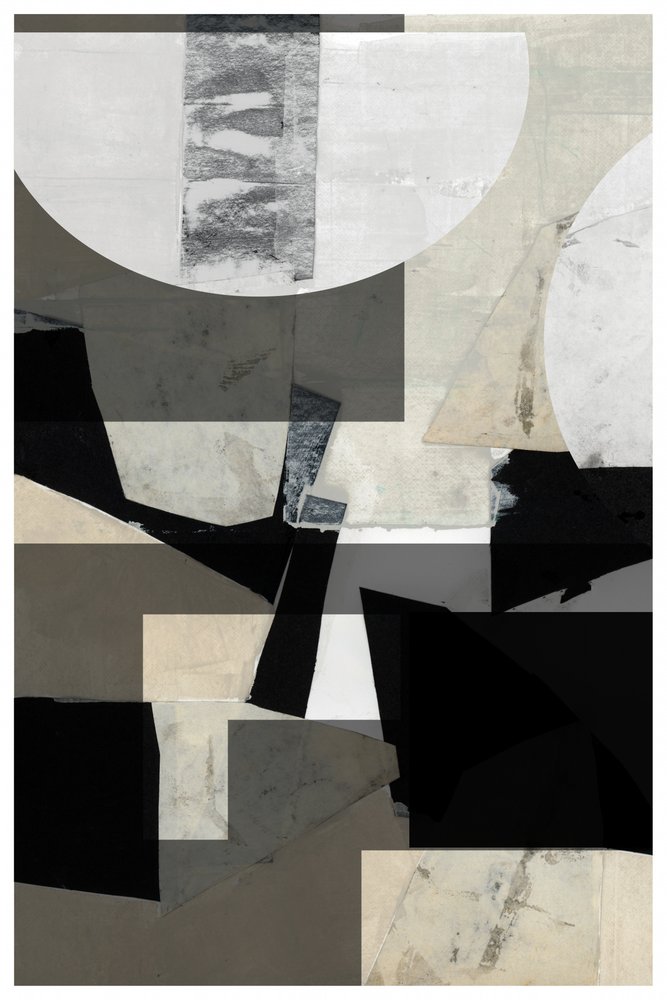 Collage géométrique abstrait - cartissi