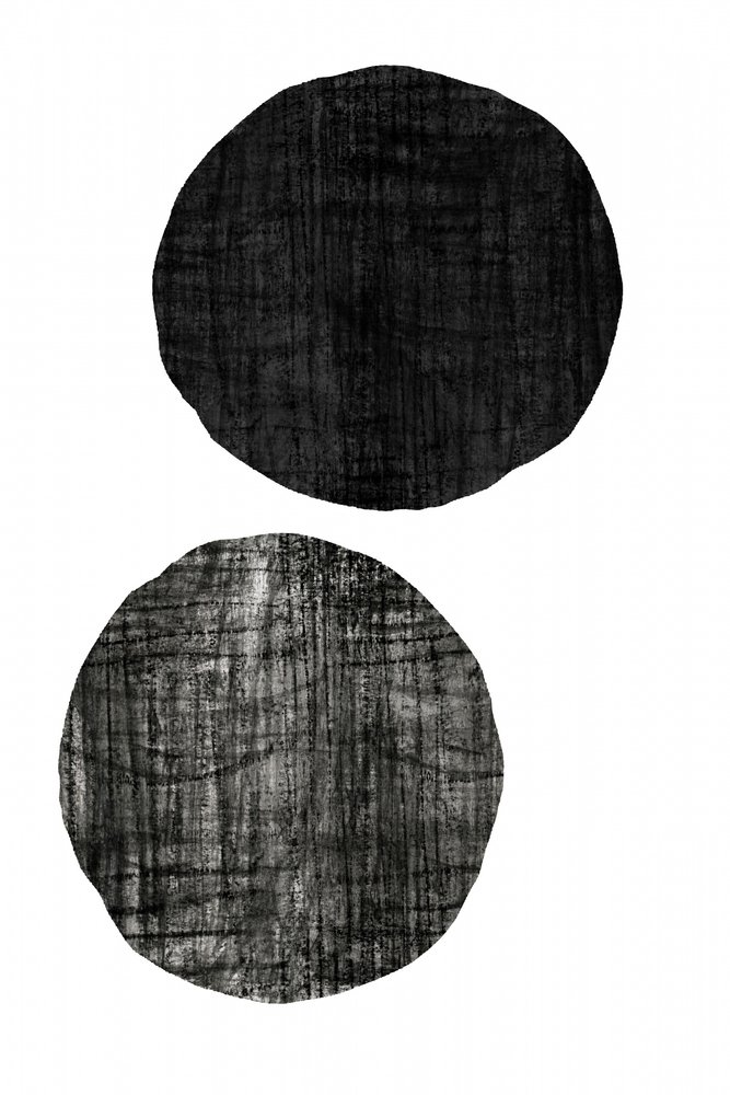 Cercle abstrait texturé - cartissi