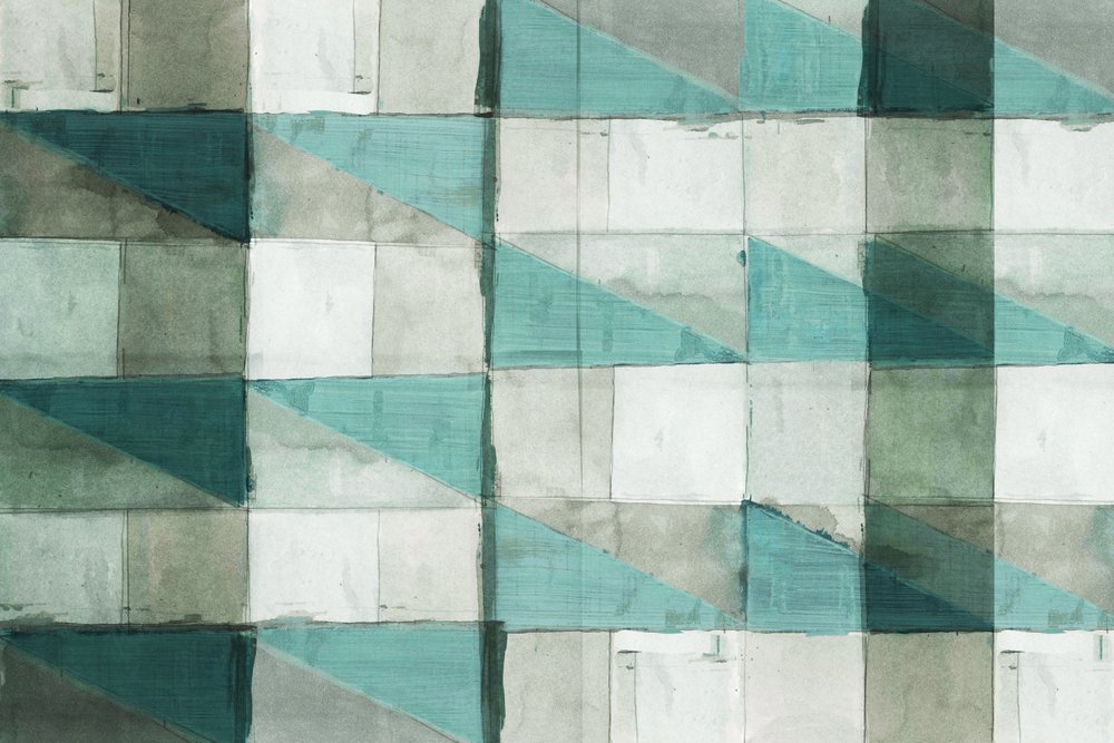 Motif géométrique aquatique - cartissi