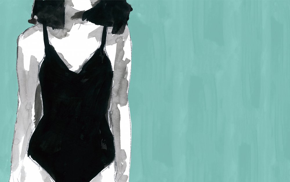 Maillot de bain noir chic - cartissi
