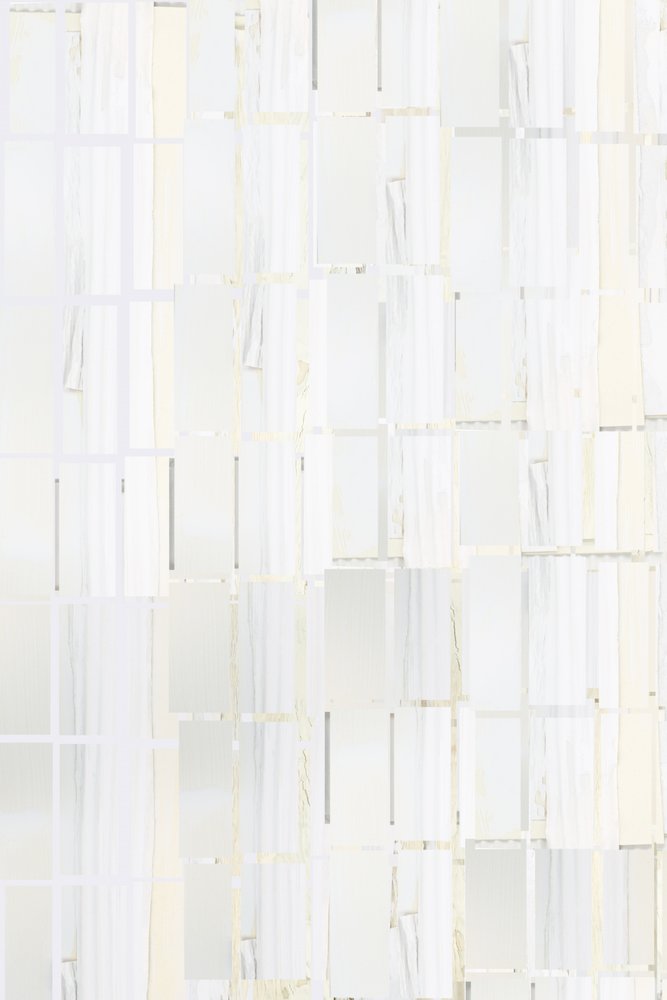 Motif quadrillé blanc épuré - cartissi