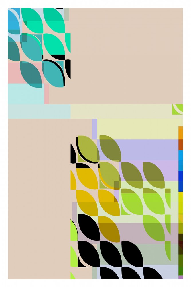 Formes abstraites colorées - cartissi