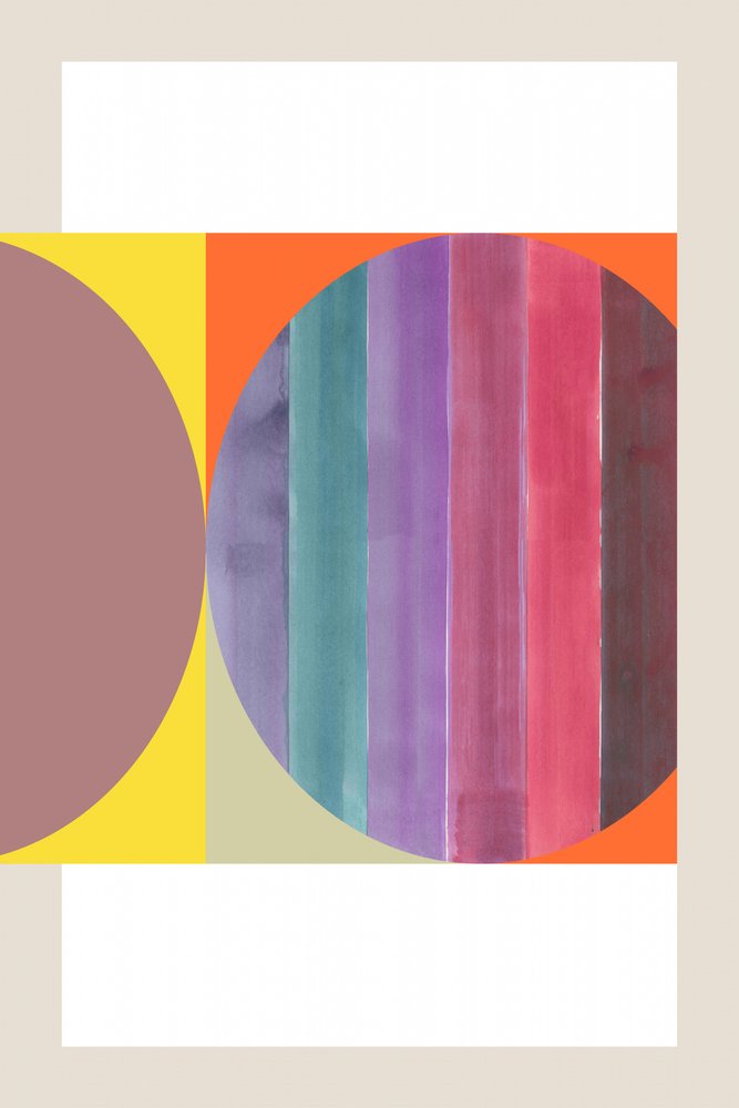 Cercles géométriques colorés - cartissi