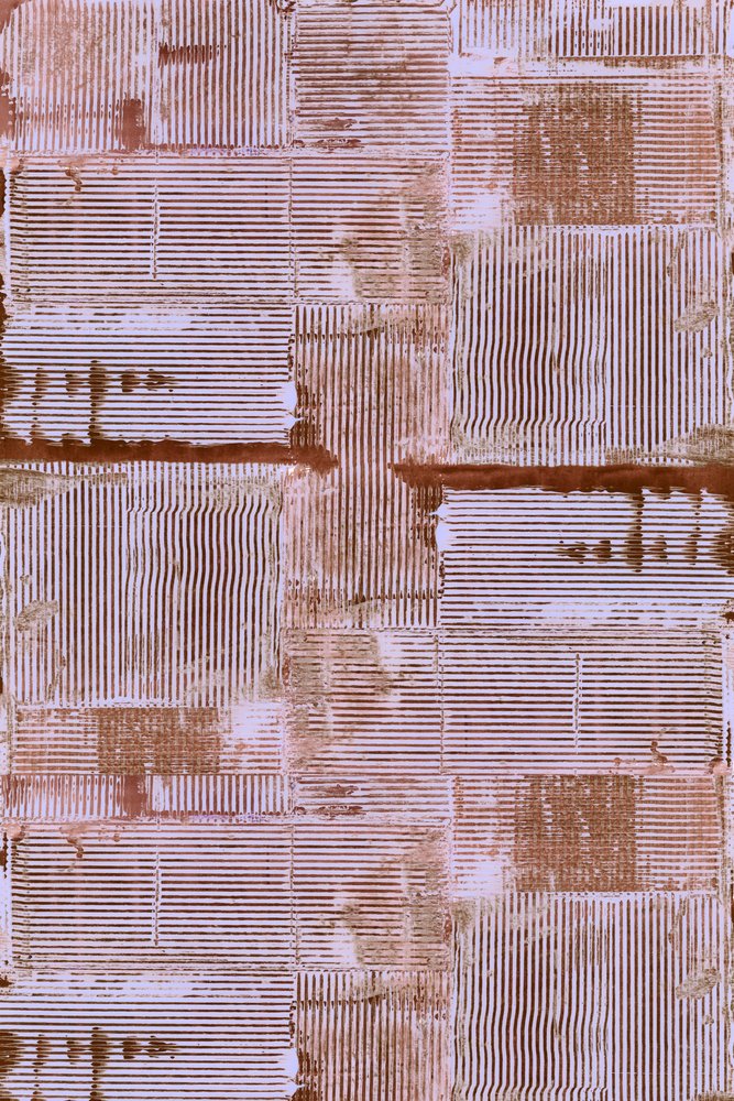 Grille aux tons terreux vieillis - cartissi