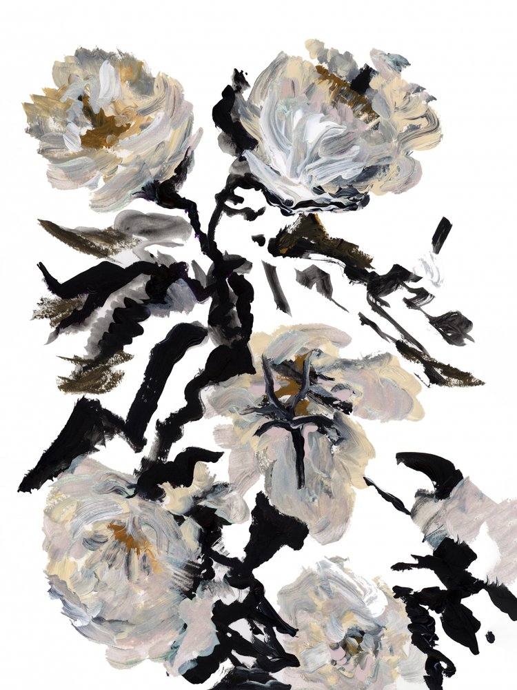 Abstrait floral spectaculaire - cartissi