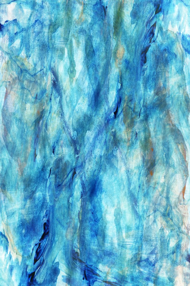 Abstrait bleu fluide - cartissi