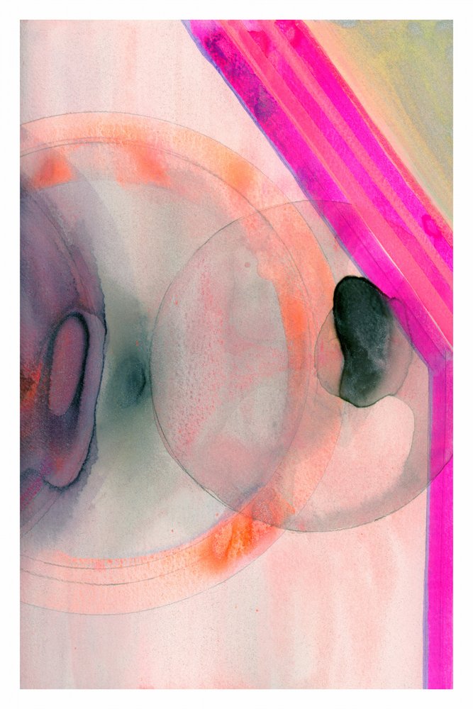 Abstrait rose fluide - cartissi