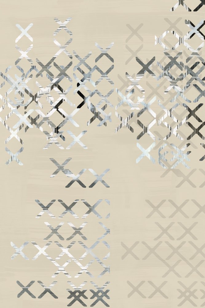 Motif géométrique en X - cartissi