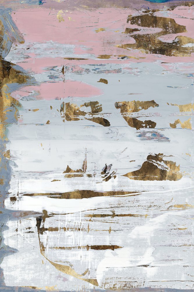 Abstrait rose doré - cartissi