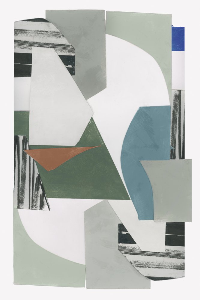 Motif abstrait en superposition - cartissi