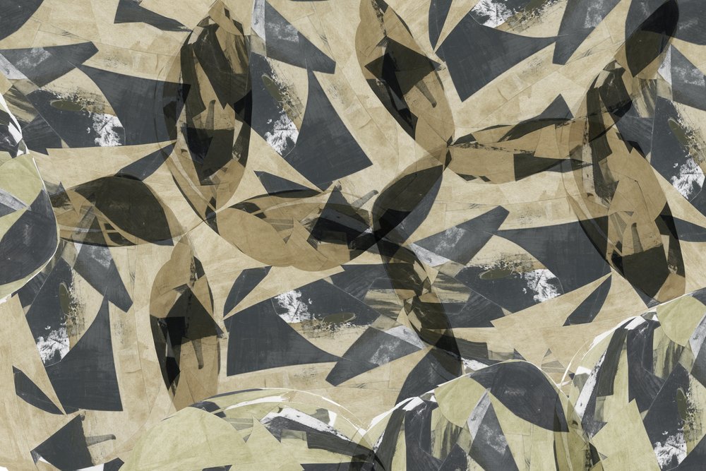 Feuilles géométriques superposées - cartissi