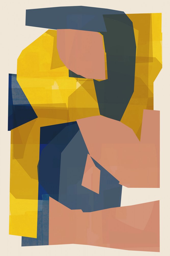 Collage abstrait moderne - cartissi
