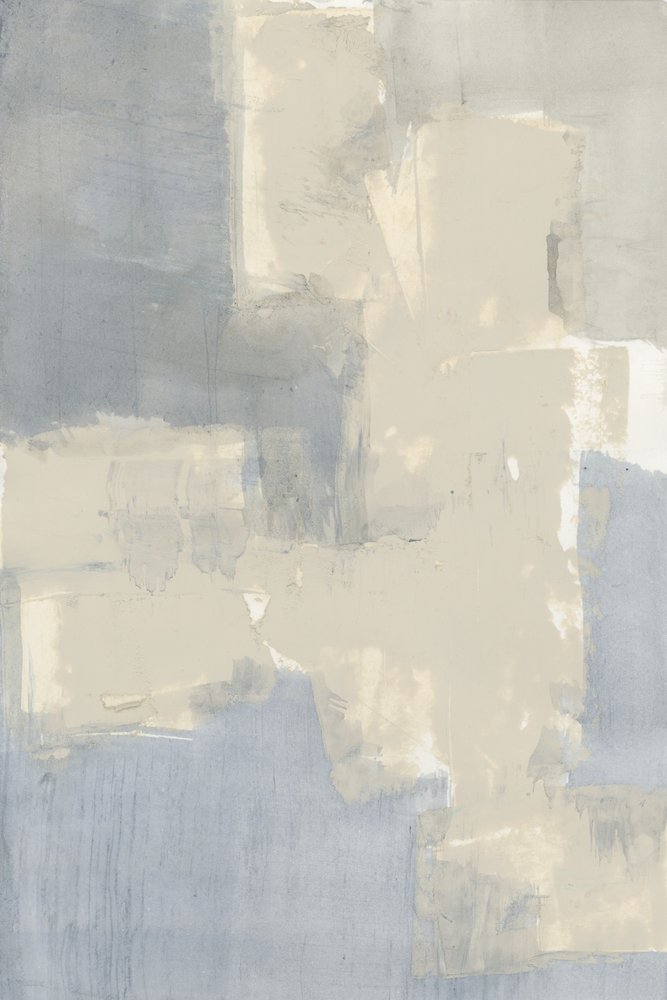 Abstrait bleu-beige discret - cartissi