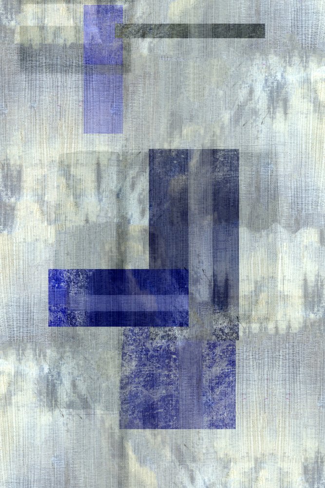Géométrie bleu pâle - cartissi