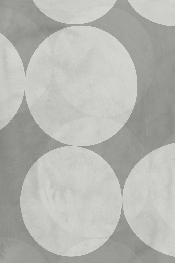 Cercles gris qui se chevauchent - cartissi