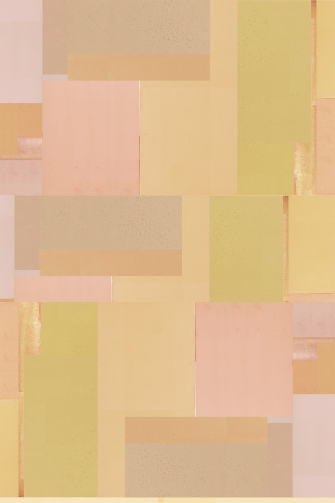 Composition abstraite aux couleurs pastel - cartissi