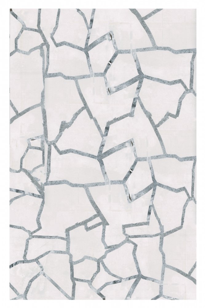 Fragments géométriques argentés - cartissi