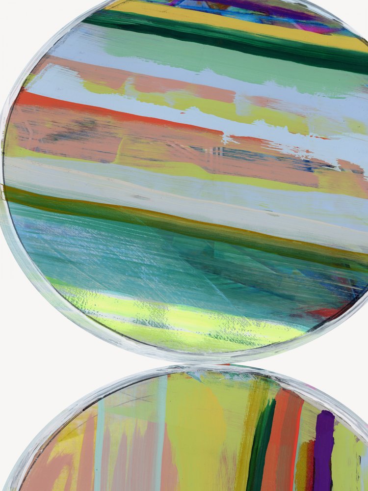Cercles abstraits aux couleurs vives - cartissi