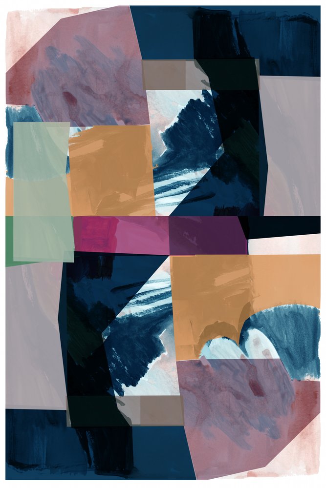 Composition abstraite pleine de vie - cartissi