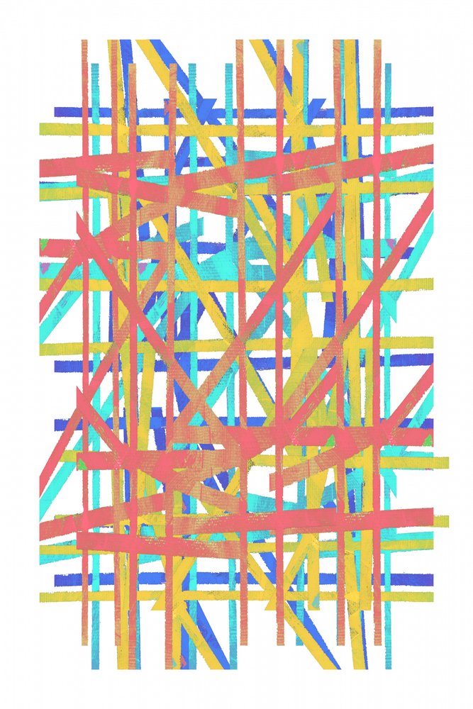Lignes entrecroisées pleines de vie - cartissi