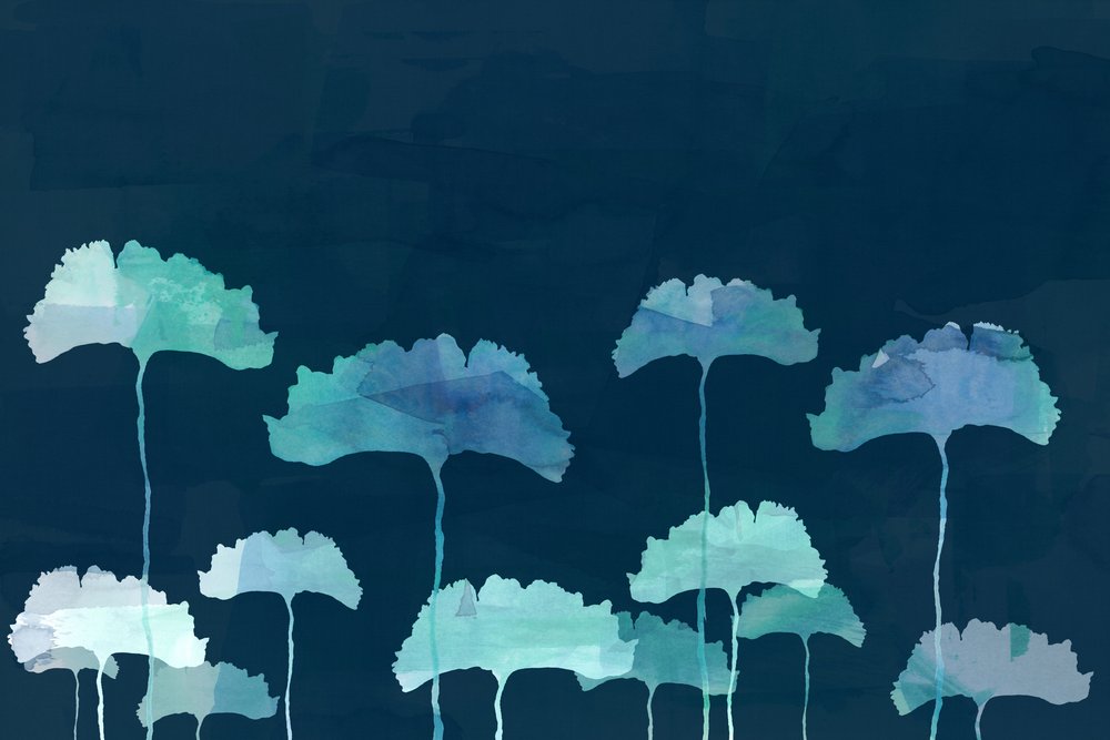 Ginkgo bleu à l