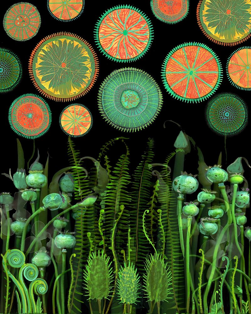 Motifs botaniques fantastiques - giovanna nicolo