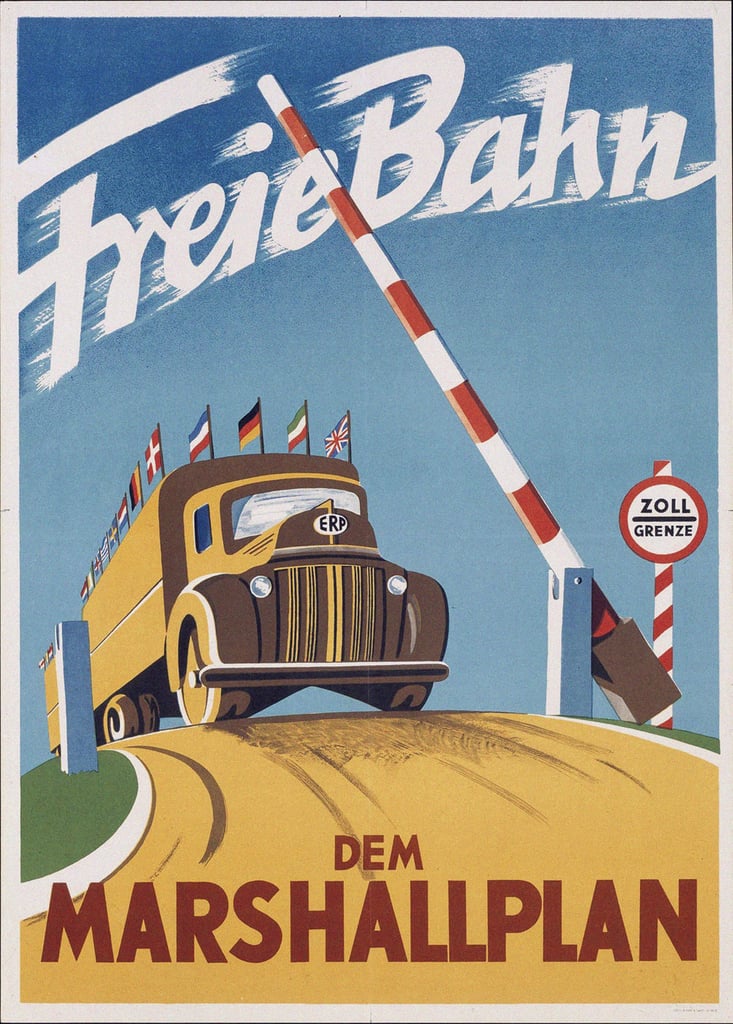 affiche du plan Marshall