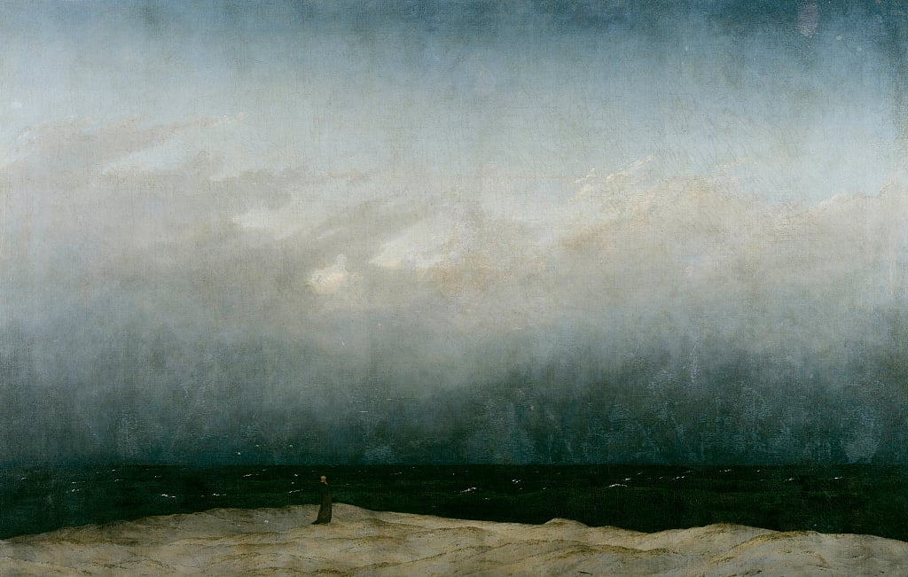 Le moine au bord de la mer, 18081810 Estampe d'art