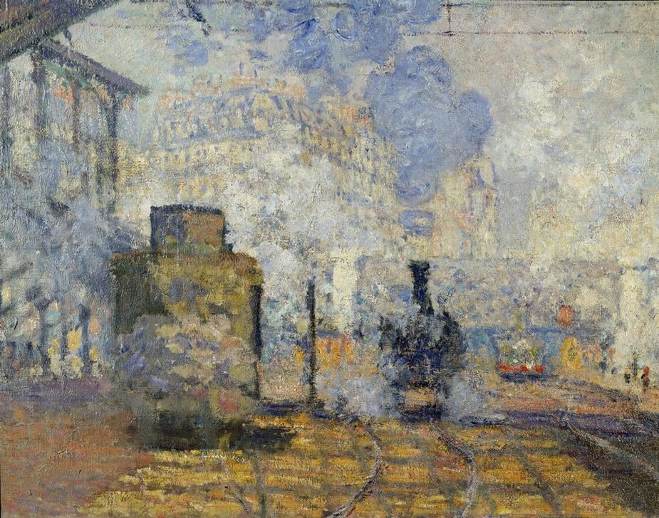 Claude La Gare Saint Lazare Description 2024 Brooks Marnia
