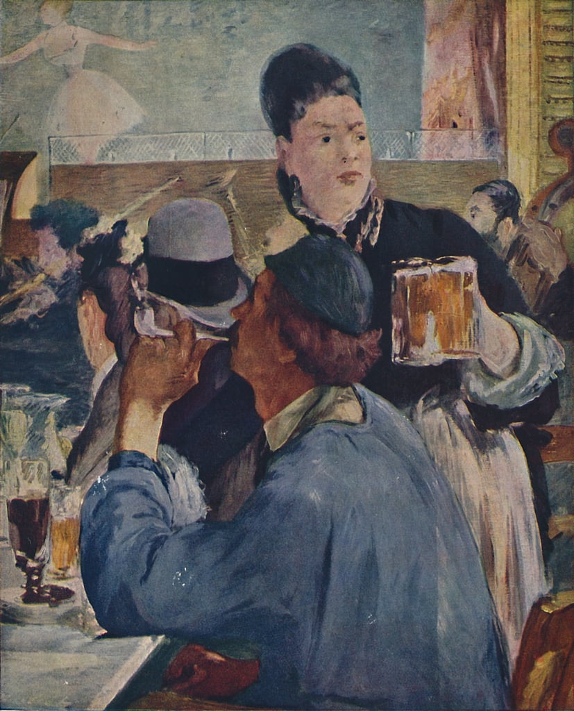 La Serveuse De Bocks, The Waitress, 1879, 1937.