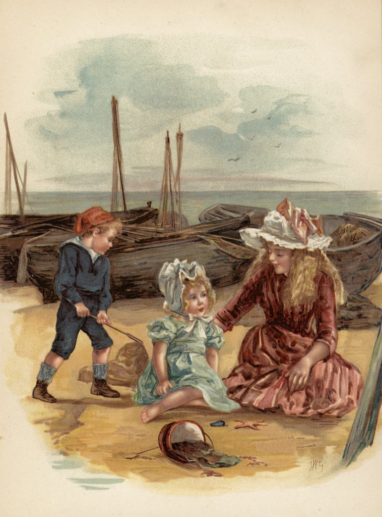 Vacances d&été English School Estampe d'art