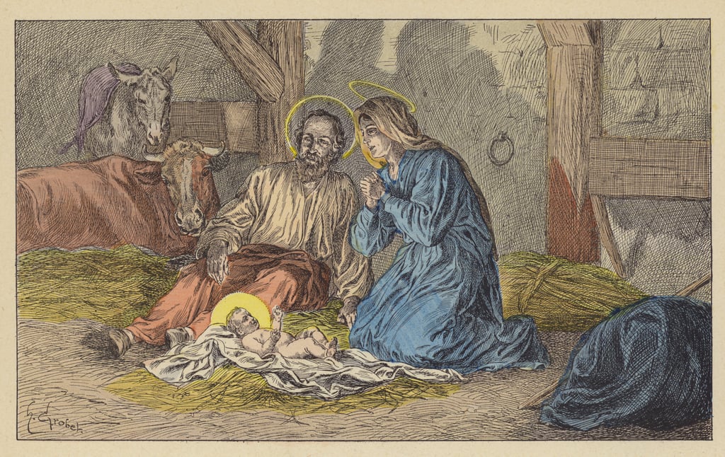 Représentation Picturale De La Naissance De Jésus La naissance de jésus christ | French School
