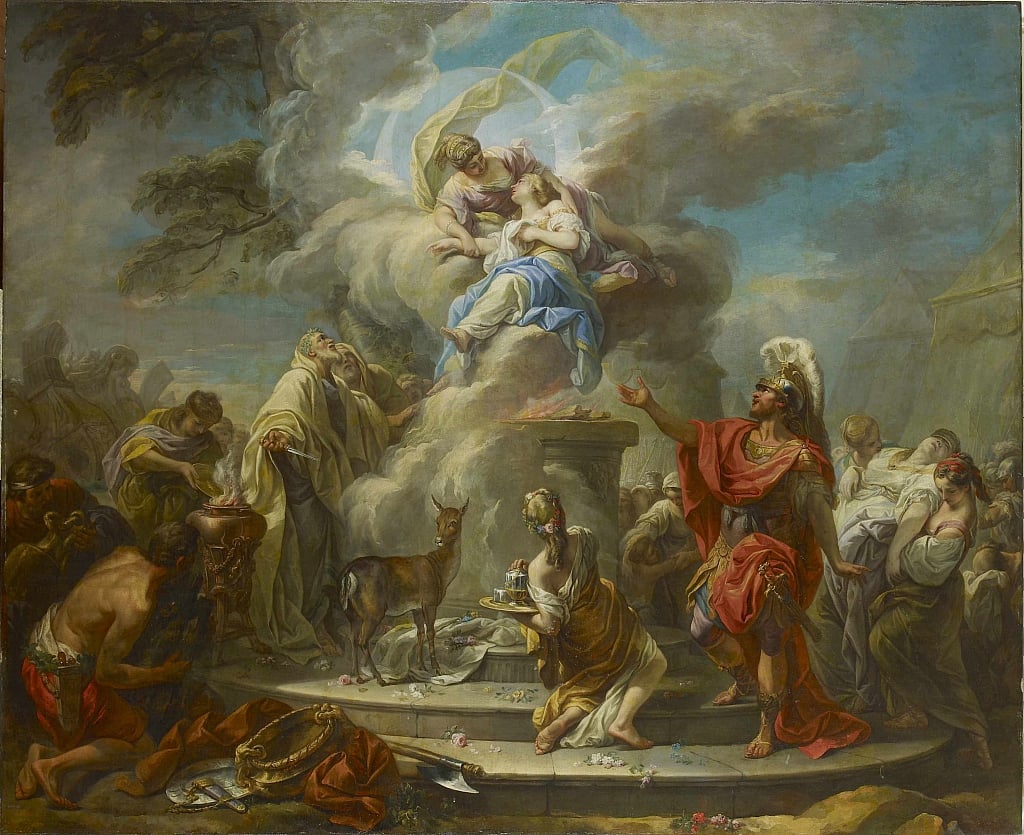 Le sacrifice d&Iphigénie, 1749-1750. | Estampe d'art