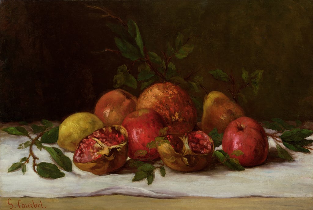 Nature morte, c.187172 de Gustave Courbet