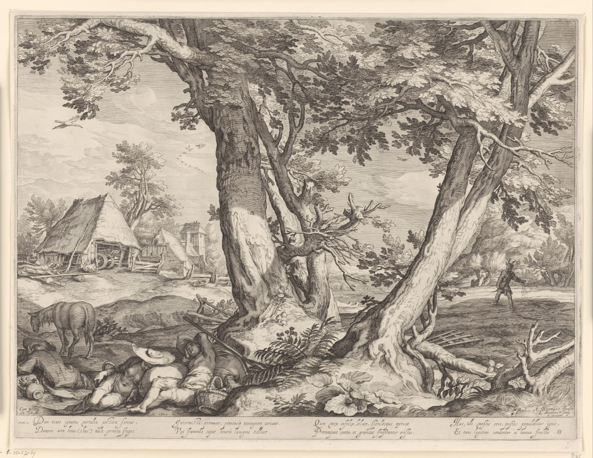 Paysage avec la parabole du semeur Jacob Matham
