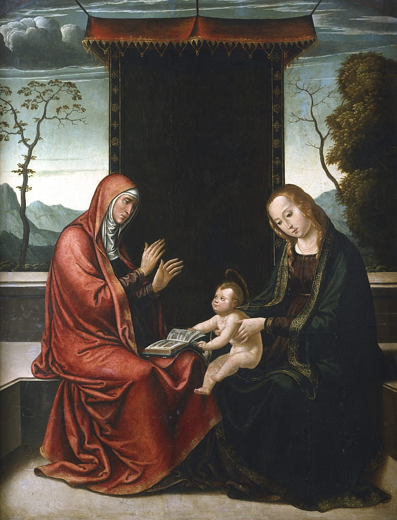 Sainte Anne, la Vierge et l'Enfant, c15201565