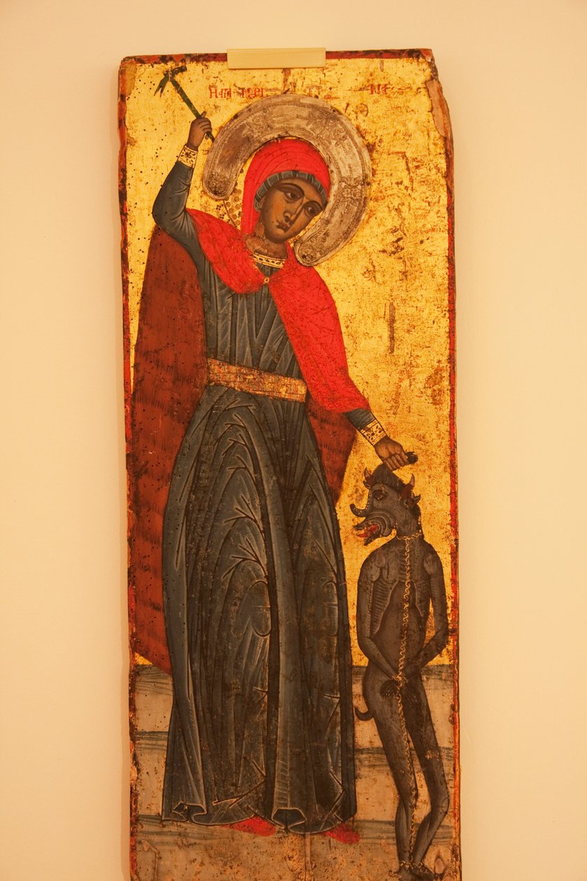 Icône byzantine exposée à la galerie des icônes, Ohrid, Macédoine - Unknown