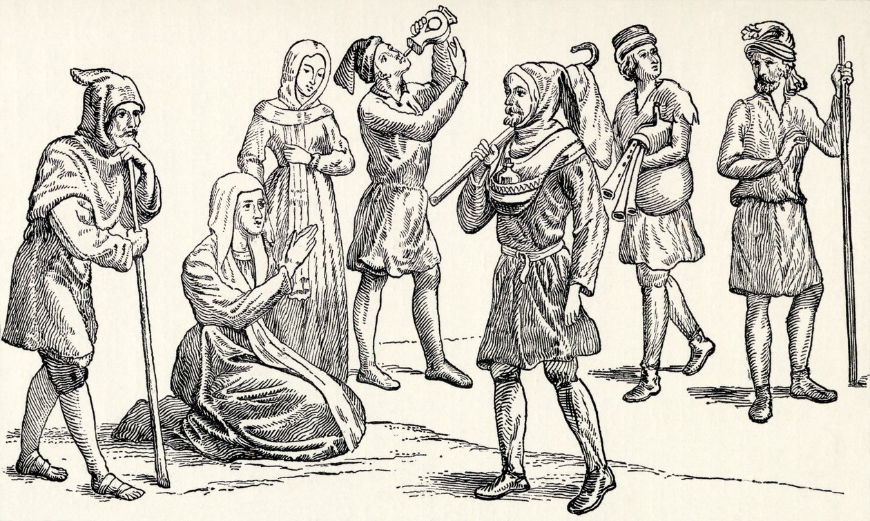 Costumes des gens ordinaires espagnols au XIIIe siècle, Espagne, de 