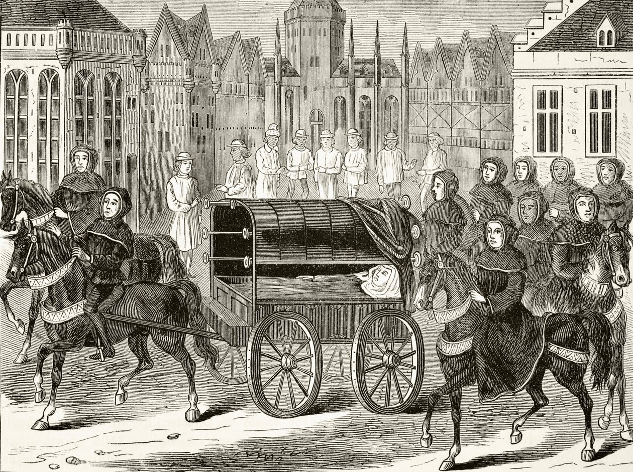 Procession funéraire du roi Richard II d