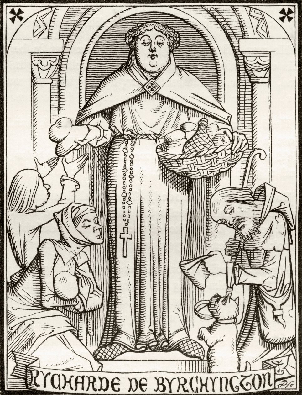 Rycharde de Byrchyngton, illustration pour le poème 