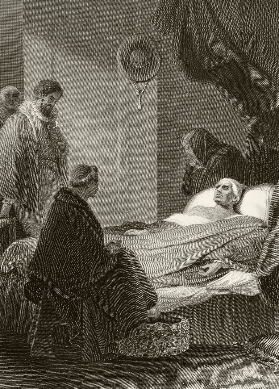 La mort du cardinal Wolsey à l