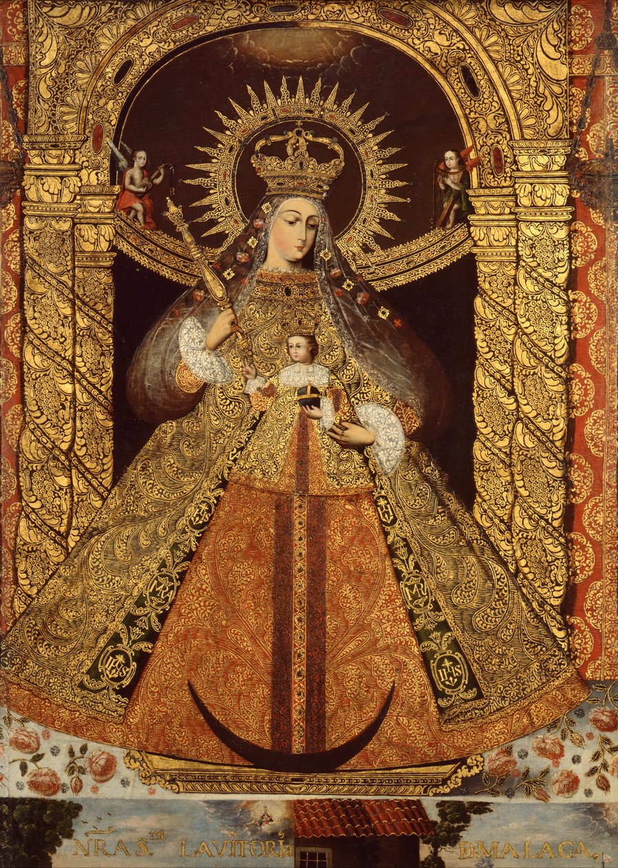 Vierge de la Victoire de Malaga - Bolivian School