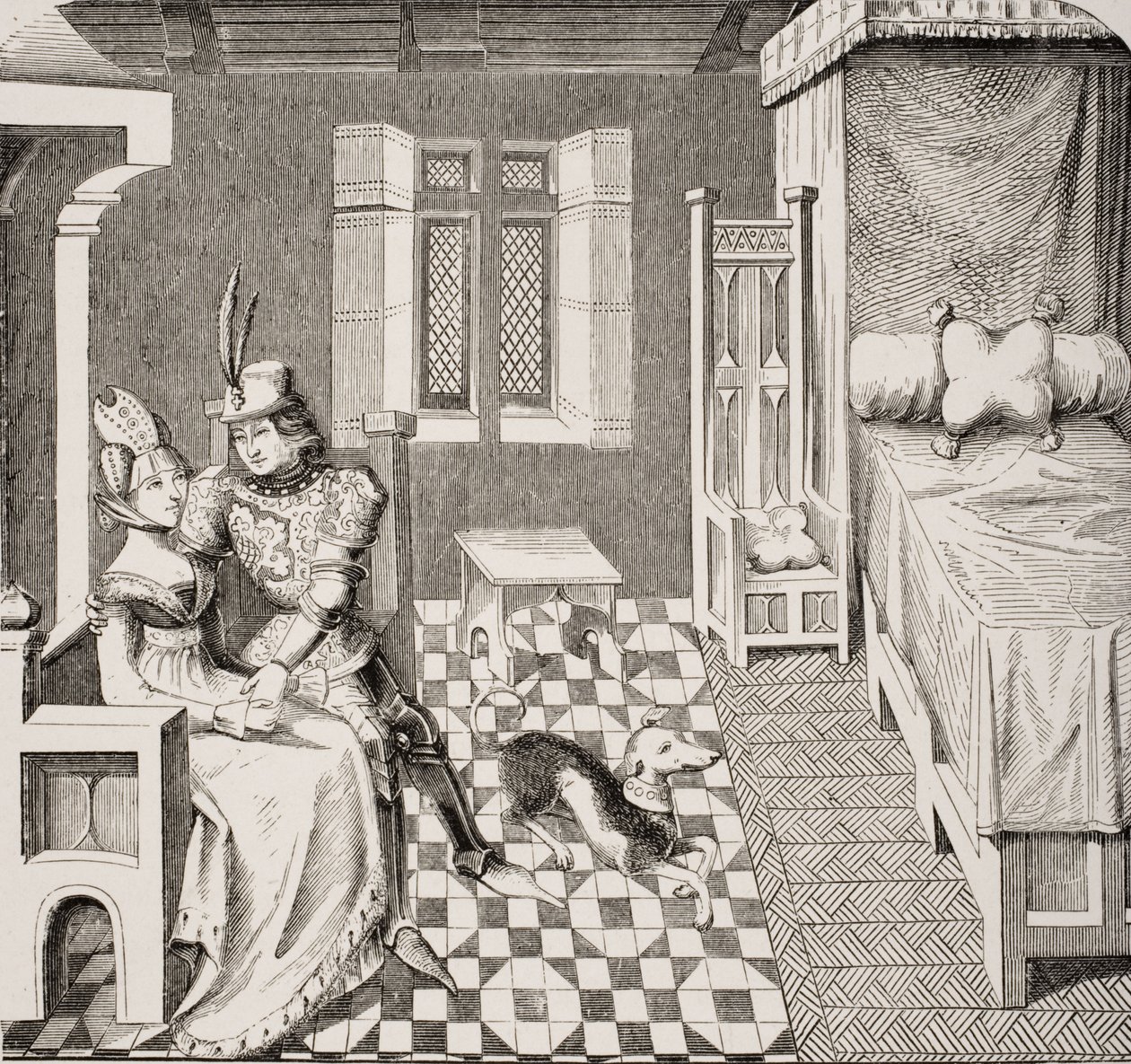Le chevalier et sa dame, d
