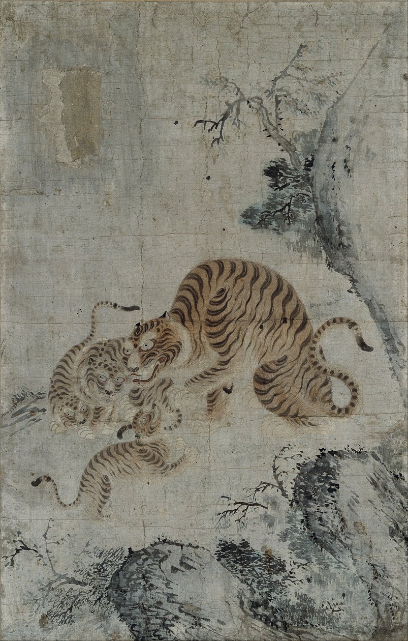Famille de tigres - Korea