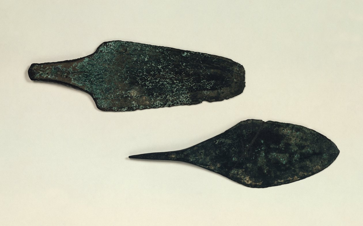 Deux poignards, 2000-1800 av. J.-C. (cuivre) - Prehistoric