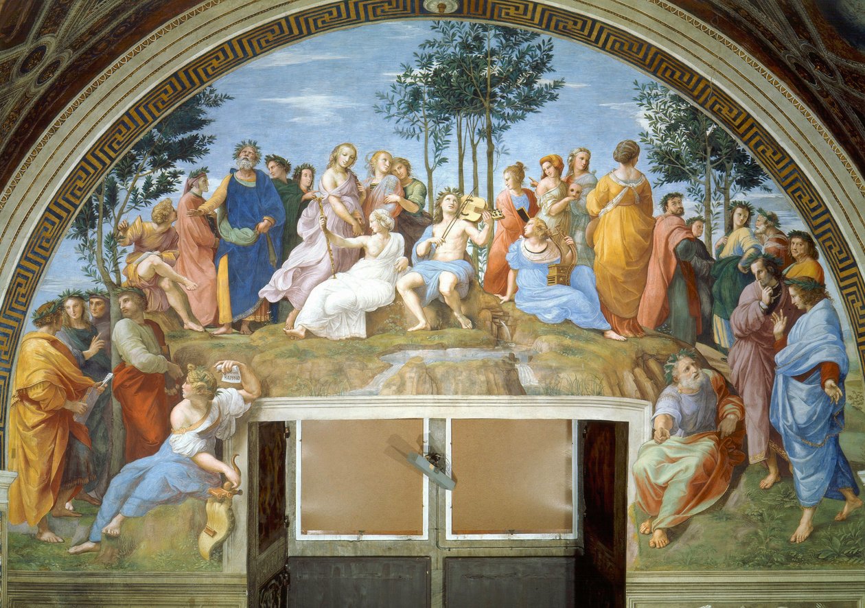 El Parnaso - Raffaello Sanzio Raphael