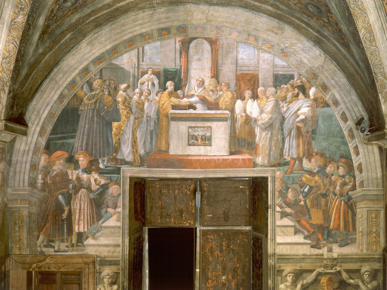 Justification de Léon III - Raffaello Sanzio Raphael