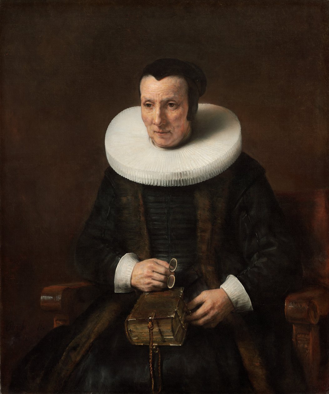 Vieille Dame avec un Livre - Rembrandt van Rijn