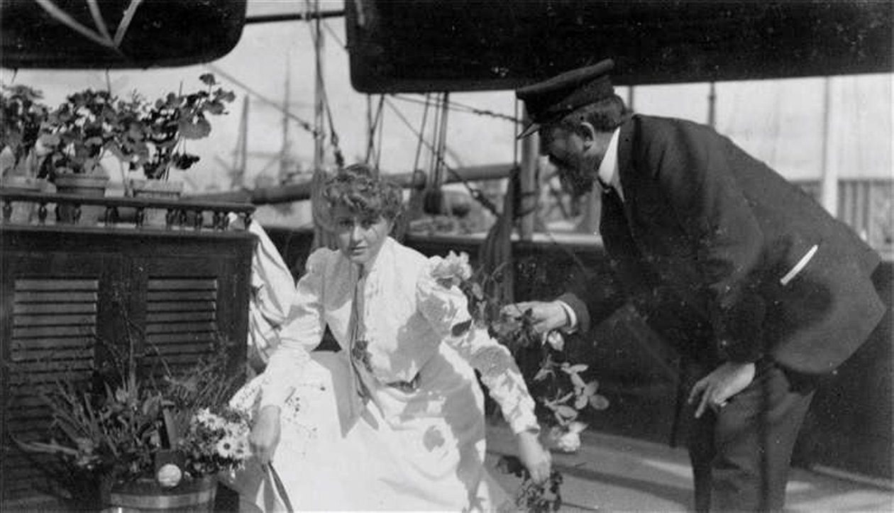 Portrait de Simonne Legrand-Menier (1881-1972) et Gaston Menier (1855-1934) - Unknown