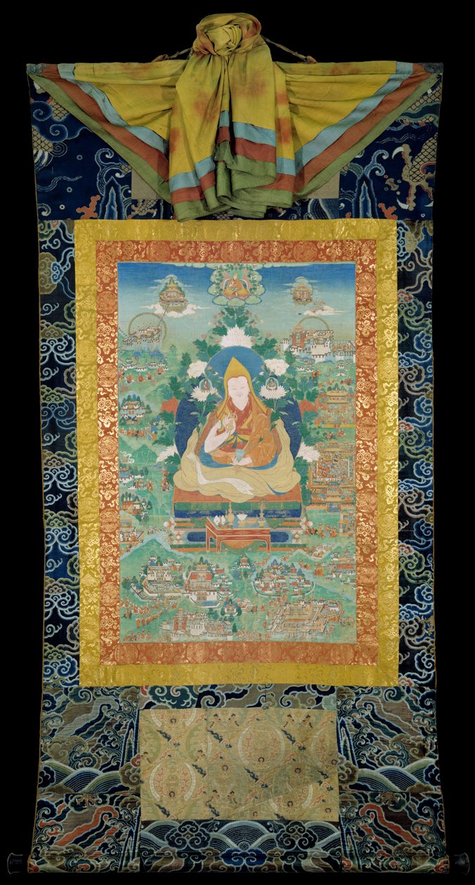 La descente du cinquième Dalaï Lama des Terres Pures - Unknown
